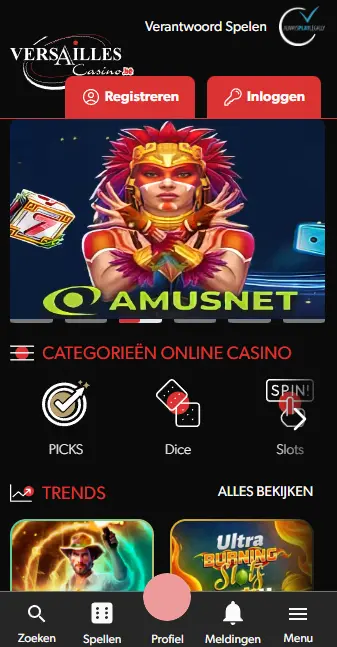 Verschillen tussen de VERSAILLES CASINO
