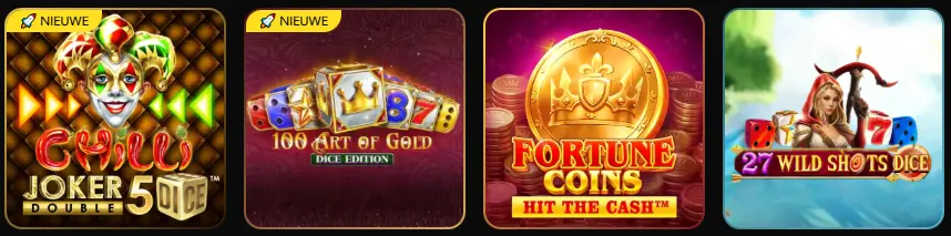 Jackpots, bonussen VERSAILLES CASINO
